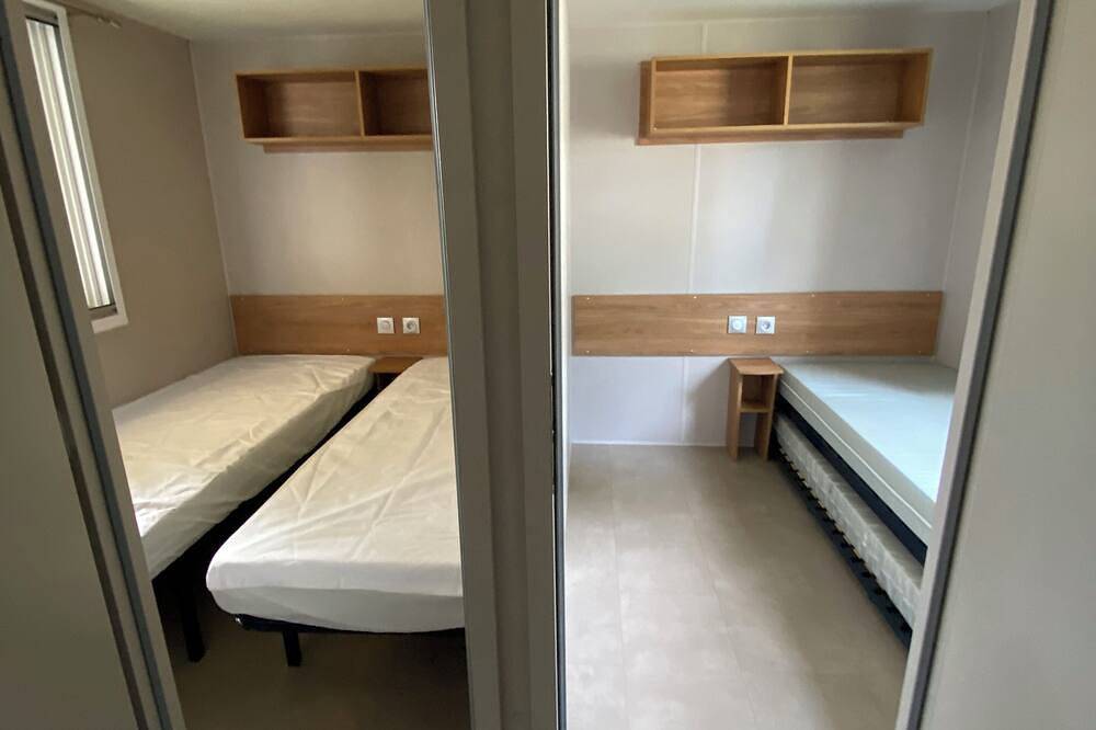 Mobil-home haut de gamme 6/8 personnes dans les Landes, camping ⭐️⭐️⭐️⭐️ in Seignosse, Côte d’Argent