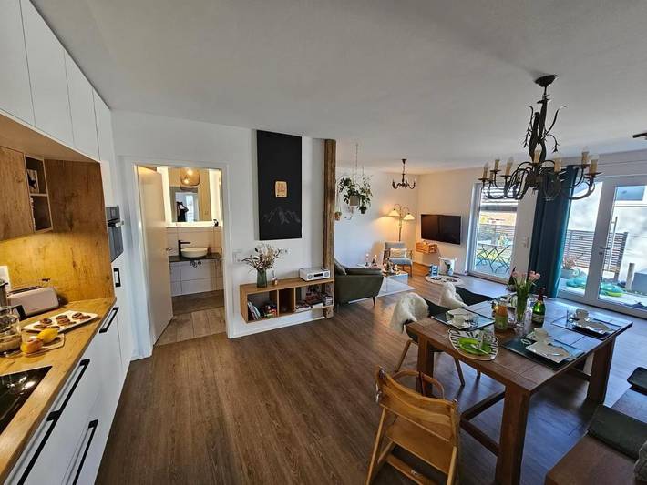 Ferienwohnung für 4 Personen, mit Ausblick und Terrasse in Wolfegg