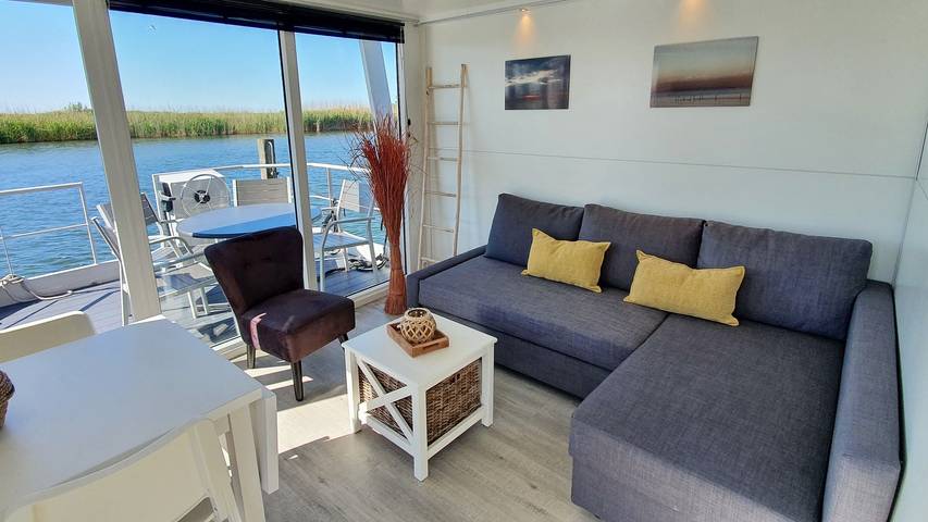 Marina Parcs — Havenlodge mit Dachterrasse und Balkon Lelystad | 4 (+2) Personen in Lelystad, Markermeer