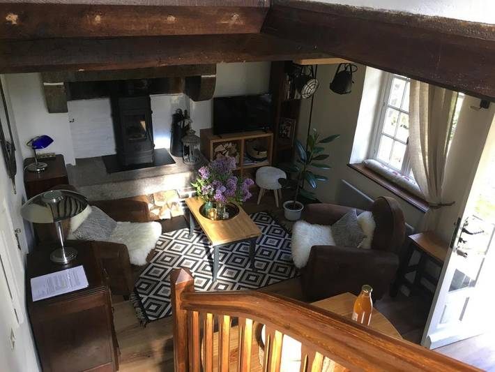 Location de vacances pour 3 personnes, avec Terrasse ainsi que Jardin et Vue à Beauficel - 4