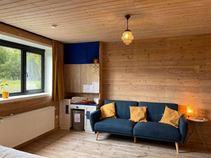 Maison de campagne pour 3 personnes, avec jardin et vue, animaux acceptés à Zwalm - 4