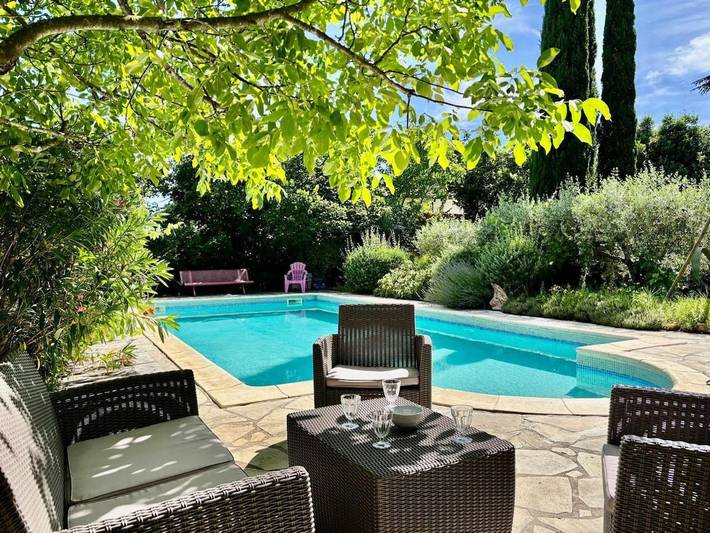 Maison de vacances pour 5 personnes, avec piscine ainsi que jardin et terrasse - 1