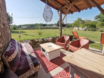 Gîte pour 4 personnes, avec jardin et terrasse à Monbazillac