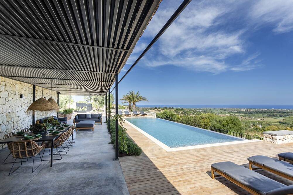 Villa pour 8 Personnes dans Noto, Avola