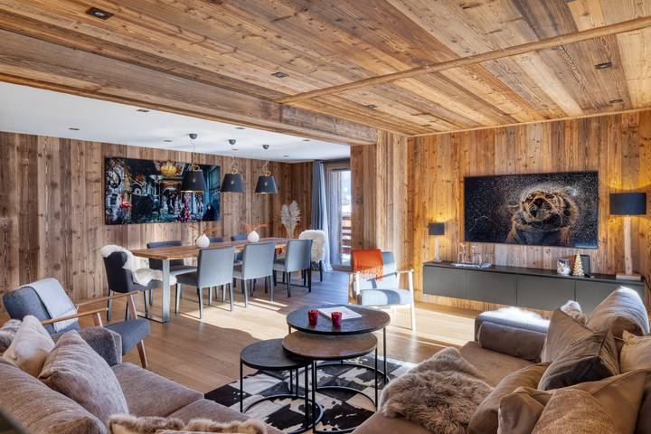 Holiday rental for 8 people, with Balcony and Terrace as well as Pool and Sauna in Combloux