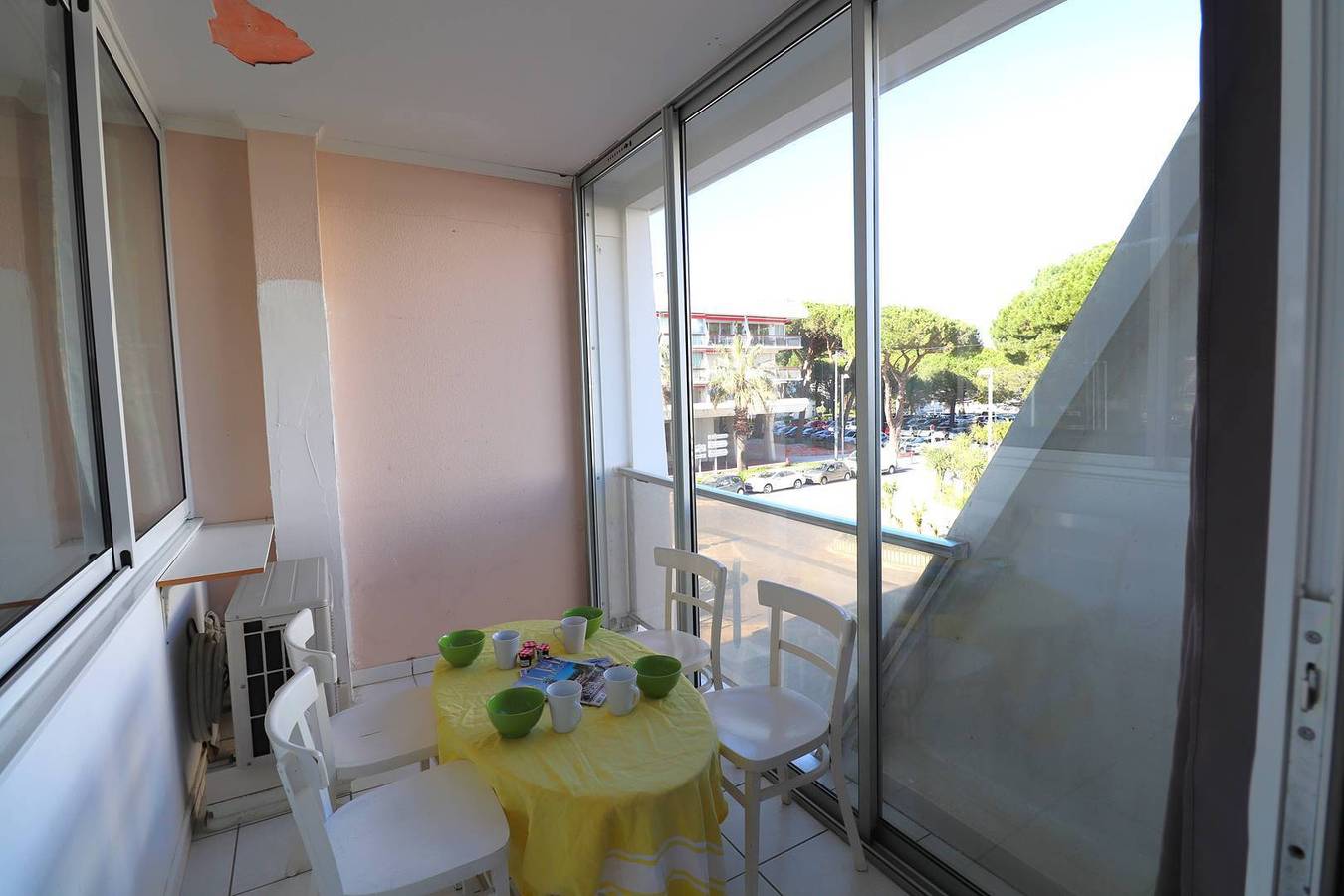 Appartement de vacances entier, 3 pièces climatisé avec wifi centre ville 500m plage in La Grande-Motte, Côte d'Améthyste
