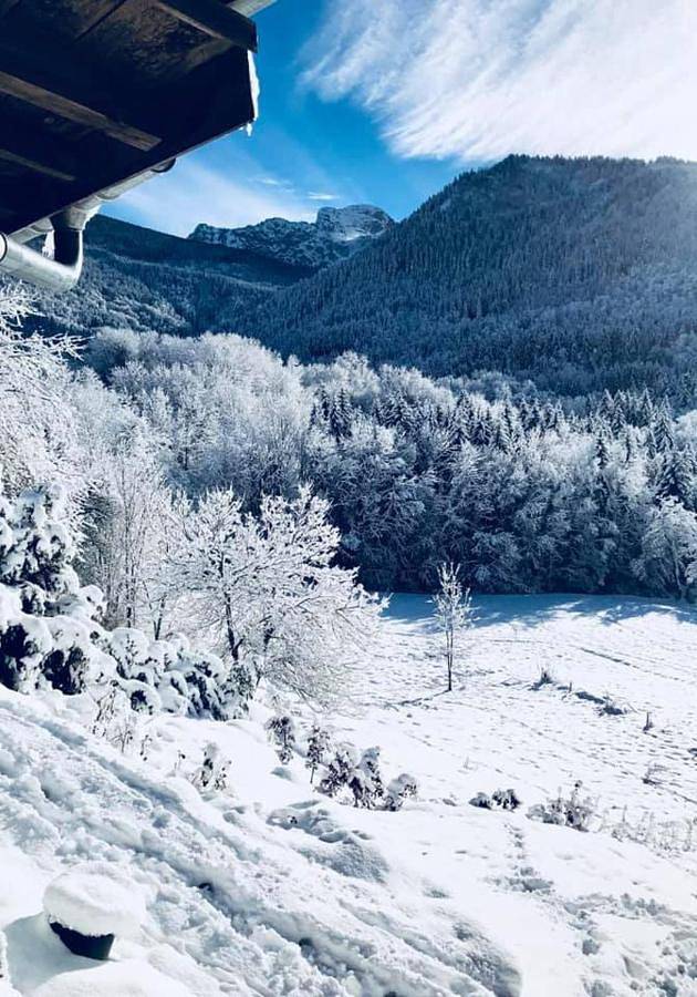 Appartement entier, Apartment with Mountain View in Mégevette, Région de Bonneville