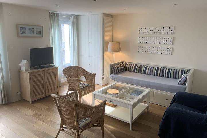 Appartement de vacances pour 4 personnes, avec balcon dans Port de Cancale