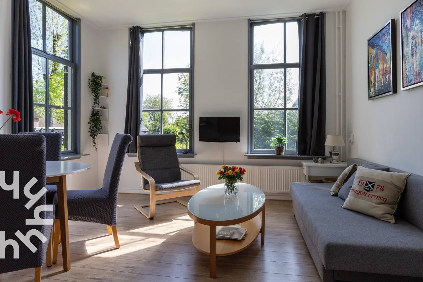 Ganze Wohnung, 4 Personen Wohnung im Zentrum von Giethoorn am Dorfkanal in Giethoorn, Nationalpark Weerribben-Wieden