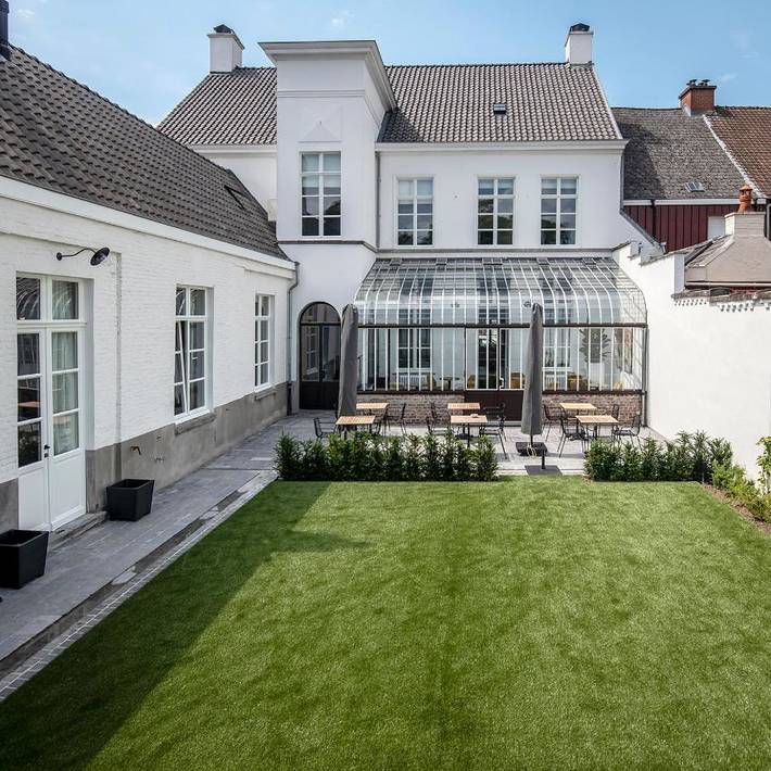 Chambre d’hôte pour 14 personnes, avec Terrasse ainsi que Jardin et Vue dans la Région d'Audenarde