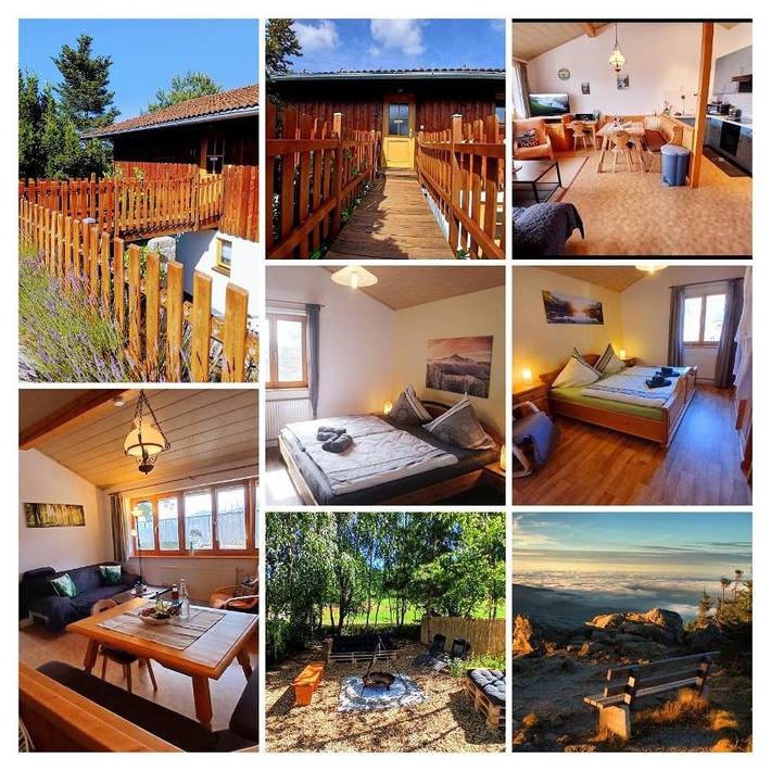 Ferienwohnung für 6 Personen, mit Terrasse und Garten sowie Sauna und Ausblick in Thurmansbang