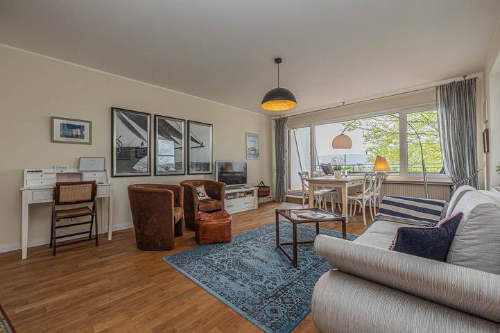 Ferienwohnung für 2 Personen, mit Balkon und Ausblick in Flensburg