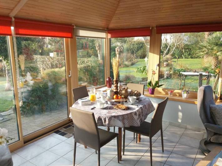 Chambre d’hôte pour 3 personnes, avec vue et jardin - 1