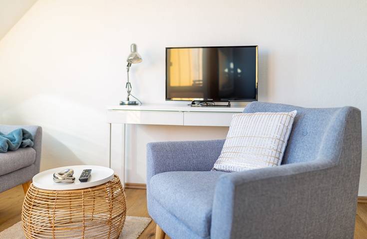 Ferienwohnung für 2 Personen, mit Balkon und Meerblick auf Amrum - 4