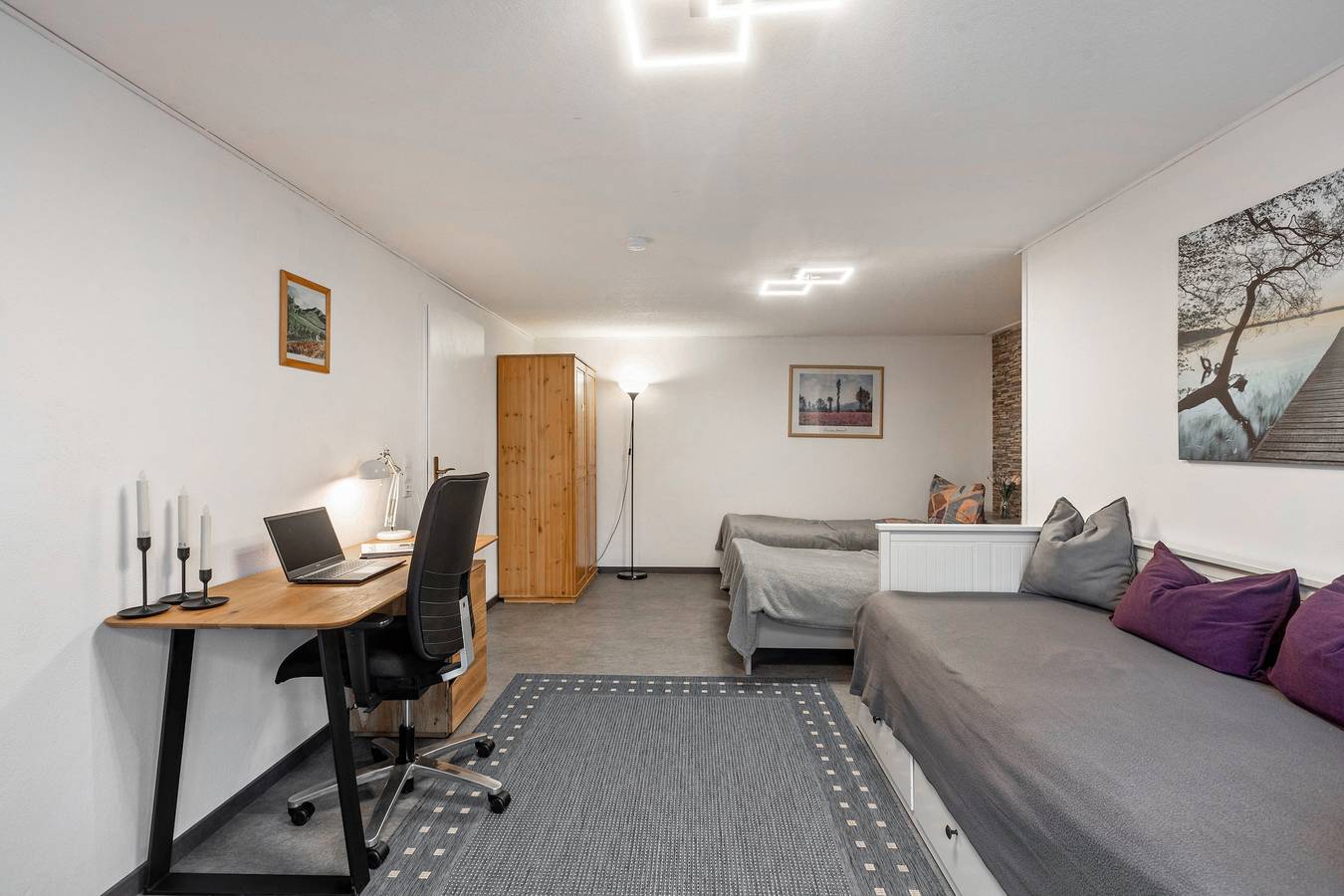 Apartamento entero, Apartamento vacacional 'Fewo Am Wiesbachtal' con jardín privado y Wi-Fi in Wehrheim, Hochtaunuskreis