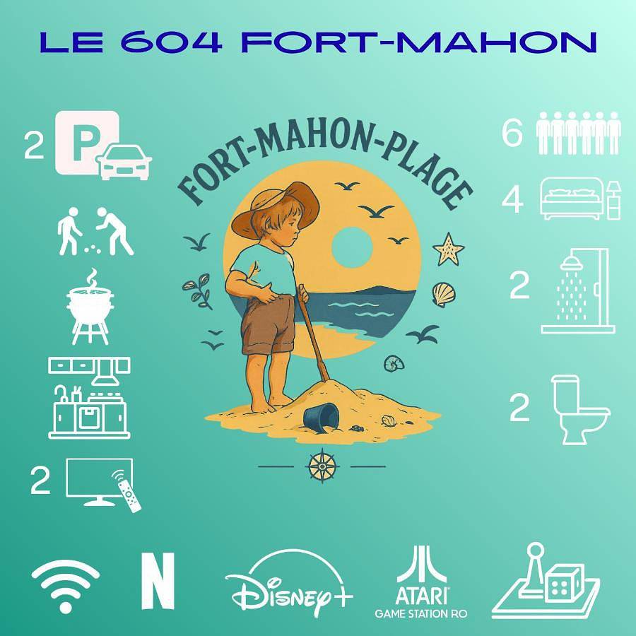 Le 604, confort et détente in Fort-Mahon-Plage, Région d'Abbeville