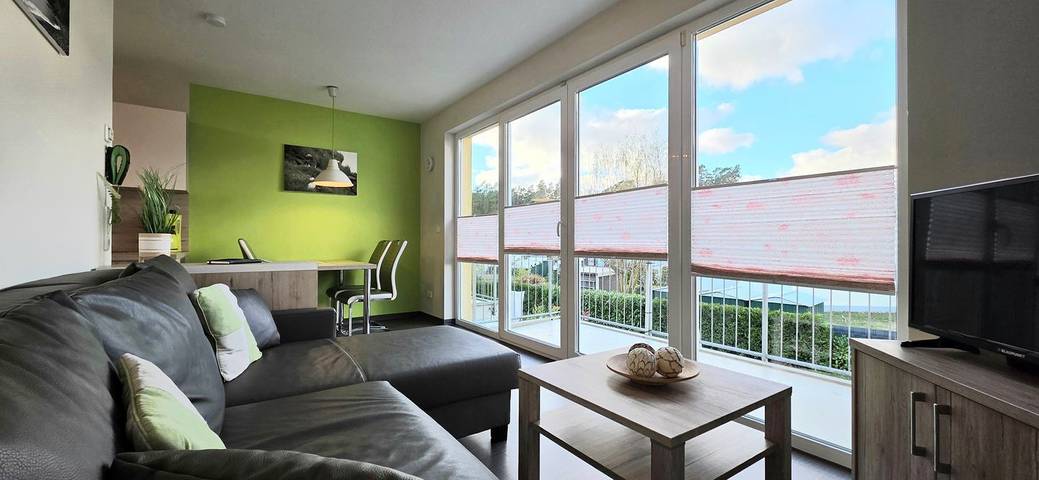 Ferienwohnung für 3 Personen, mit Balkon in Gelbensande