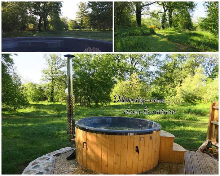 Location de vacances pour 2 personnes, avec vue et jardin, animaux acceptés dans La Bazeuge