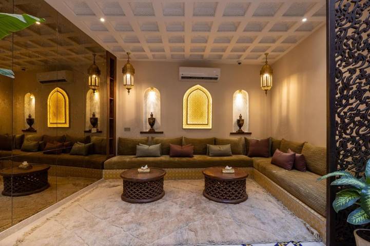 Chambre d’hôte pour 2 personnes, avec terrasse et vue à Marrakech