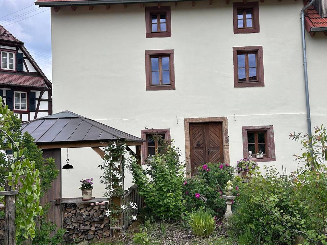 Ganze Ferienwohnung, Ferienwohnung Schustermühle - Appartement/Fewo, Dusche, Wc, Wohn-/Schlafraum in Oberotterbach, Südliche Weinstraße