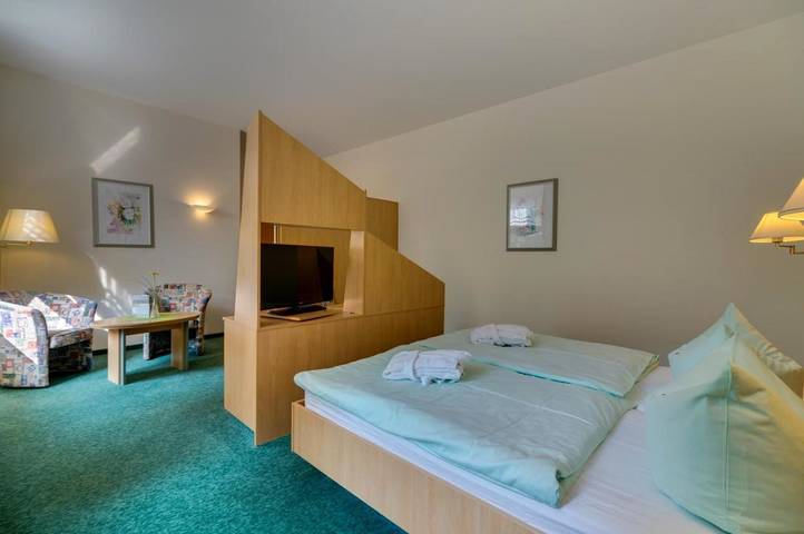 Hotel, mit Sauna und Ausblick in Bad Schlema - 3