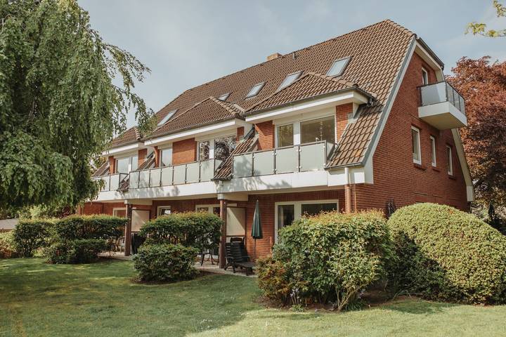 Ferienwohnung für 2 Personen, mit Balkon und Garten am Hafen Büsum