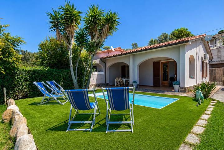 Villa mit pool für 6 Personen, mit Terrasse und Garten sowie Pool auf Elba