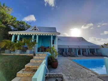 Gîte pour 4 personnes, avec jardin ainsi que vue et piscine à Sainte-Anne (Martinique)