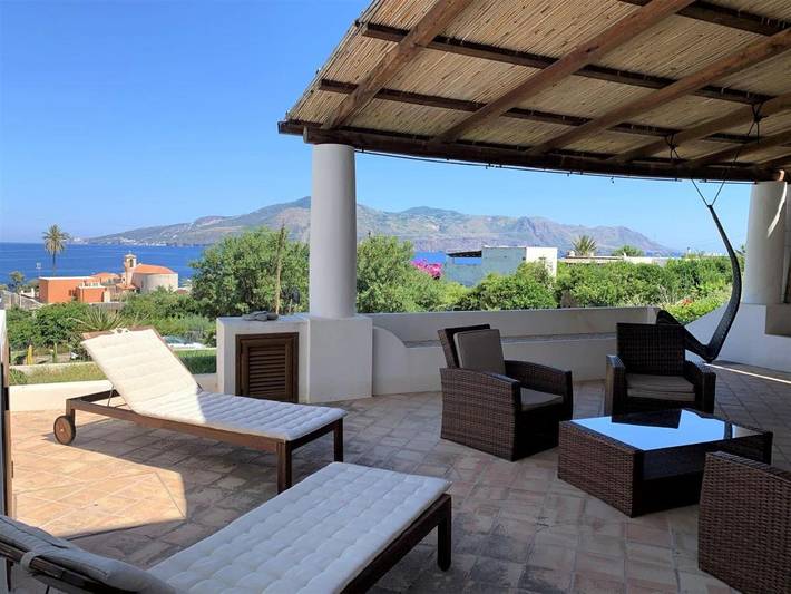 Ferienhaus für 6 Personen, mit Balkon auf den Liparische Inseln
