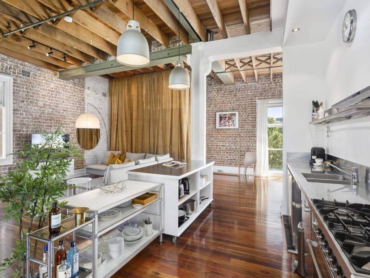 Ganzes Studio, Loft im New Yorker Stil im zentralen Geschäftsviertel von Sydney mit Blick auf die Stadt in Sydney, New South Wales