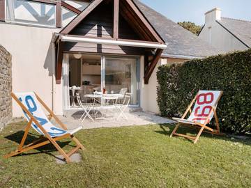 Gîte pour 4 personnes, avec terrasse dans Plage Ty Bihan