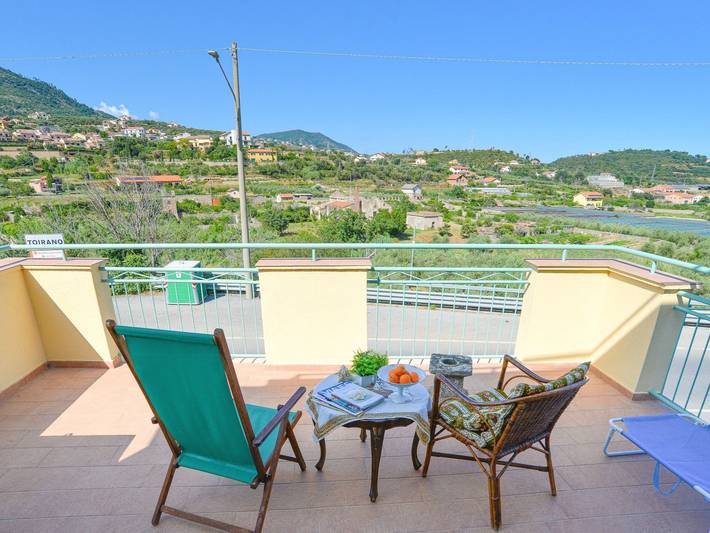 Appartamento per 2 persone, con terrazza a Toirano