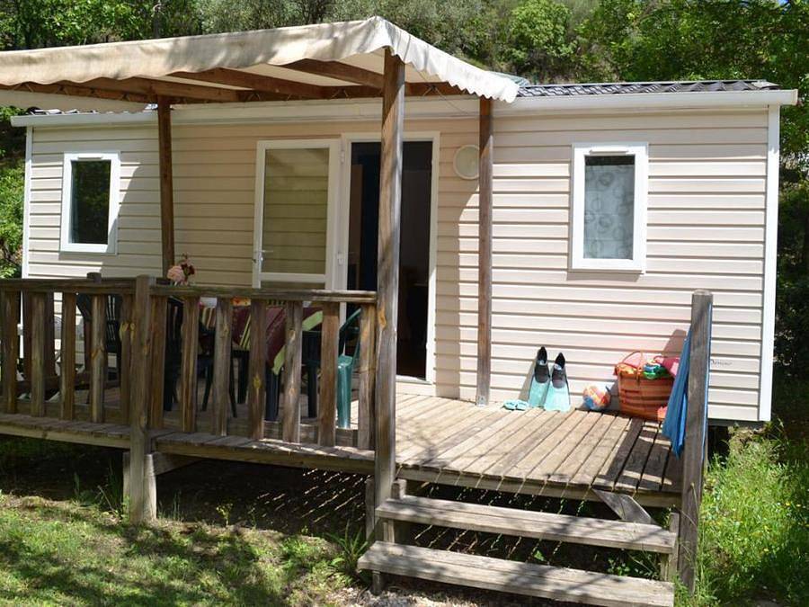 Flower Camping Les Fauvettes - Mobilhome 5 personnes - Domino in Anduze, Parc national des Cévennes