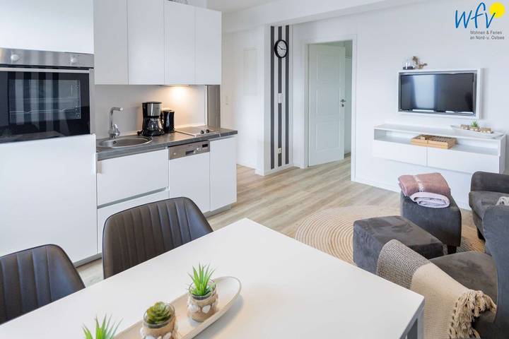 Vakantiewoning voor 4 personen, with tuin and whirlpool as well as sauna op Wangerooge