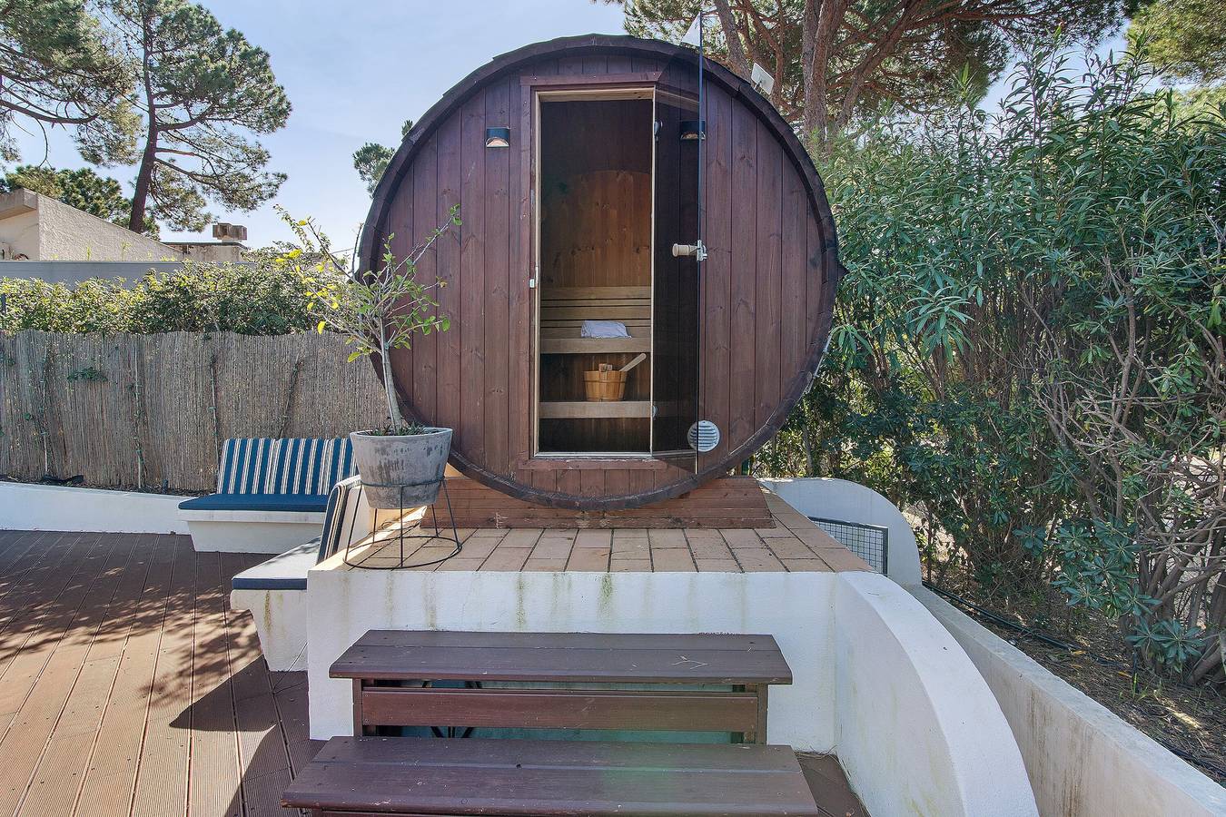 Villa „Bento Box Family Hub Fitness“ mit Meerblick, Wlan und Klimaanlage in Quarteira, Faro Distrikt