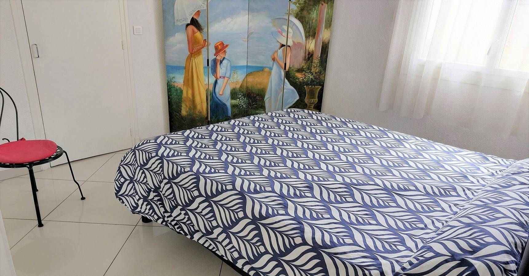 Ganze Wohnung, Sonnige F2-Wohnung mit Meerblick, 48 m², zentrale Lage, 17 m² Terrasse in Canet-en-Roussillon, Côte d'Améthyste