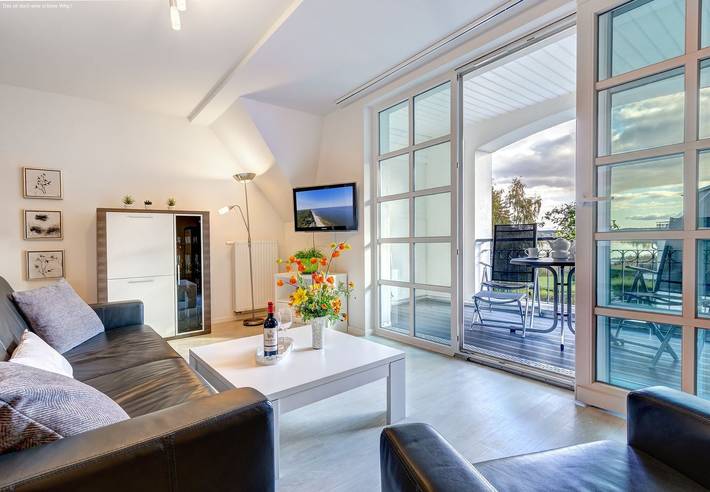 Appartement entier, Residenz am Balmer See, Whg. 63 mit Sauna, Seeblick und Wellness am See in Balm, Benz