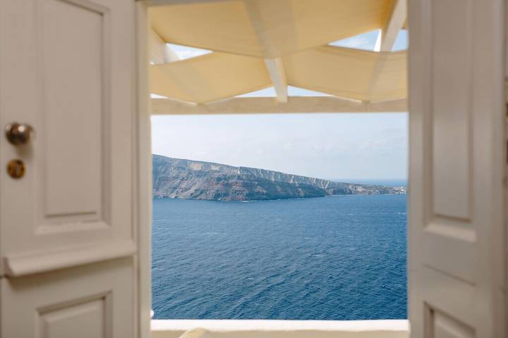 Villa pour 2 personnes, avec vue sur l’océan et balcon à Oia - 3