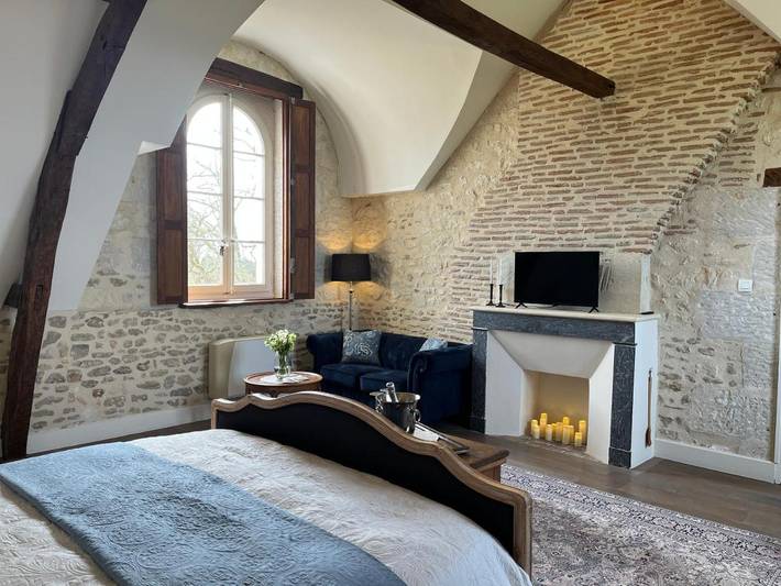 Location de vacances pour 2 personnes, avec vue et jardin, animaux acceptés à Lureuil - 4