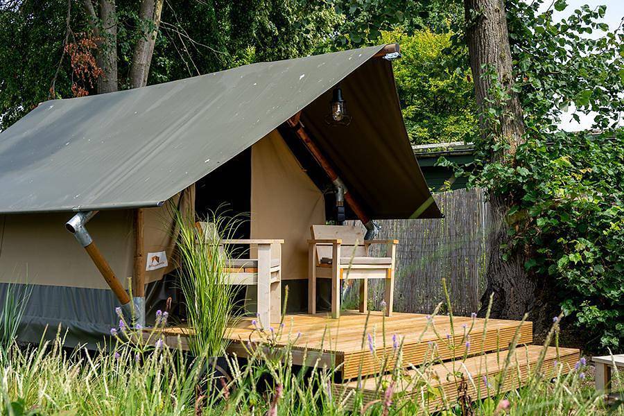 Zeltlodge mit Safari-Flair für 2 Personen in Brüggen, Niederrhein