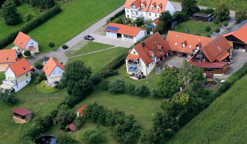 Ferienwohnung für 5 Personen, mit Balkon/Terrasse und Terrasse in Haundorf