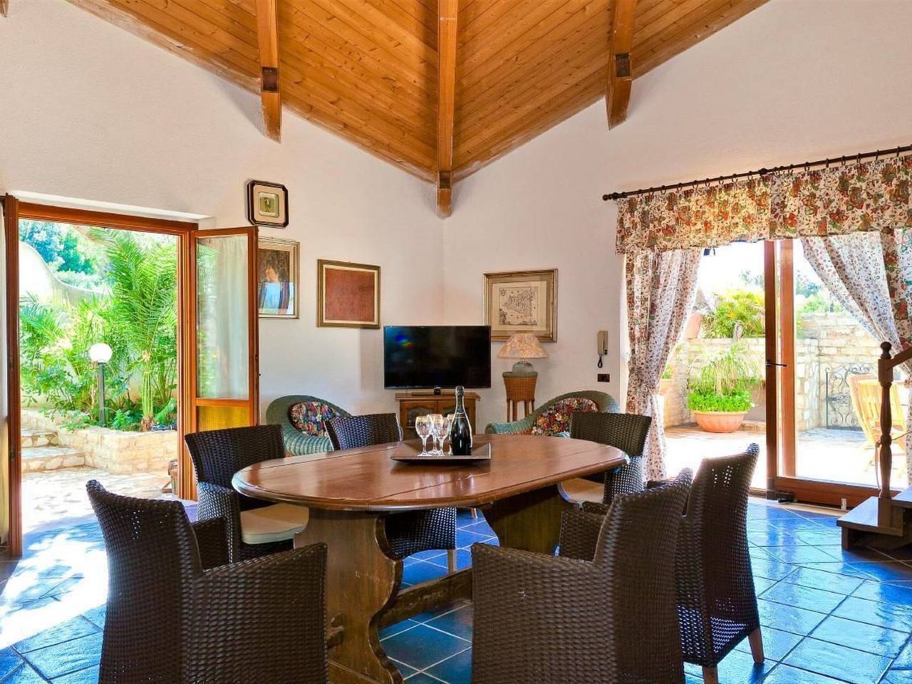 Ferienvilla "Le Palme" mit eigenem Pool in Sant'Andrea Bonagia, Valderice