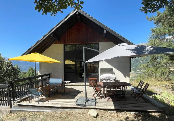Maison de vacances pour 12 personnes, avec bassin pour enfant ainsi que vue sur le lac et jardin, adapté aux familles dans Hautes-Alpe - 3
