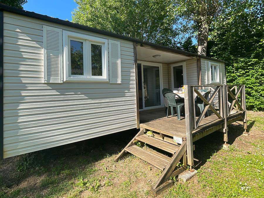 Flower Camping  Le Tiradou - Mobilhome 4 personas - Hergo standard 31 m² (2 habitaciones - 4 personas) 2 baños + 2 aseos in Saint-Vincent-de-Cosse, Périgord Noir