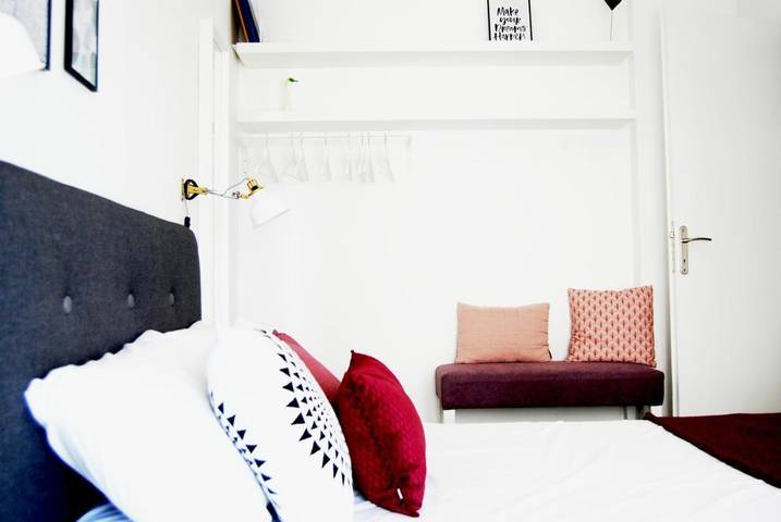 Ferienwohnung für 4 Personen, mit Balkon und Terrasse sowie Garten und Ausblick