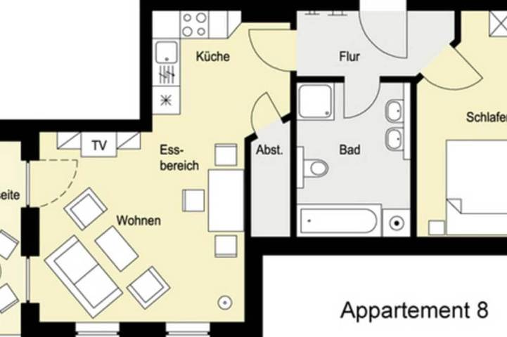 Villa für 4 Personen, mit Balkon in Binz