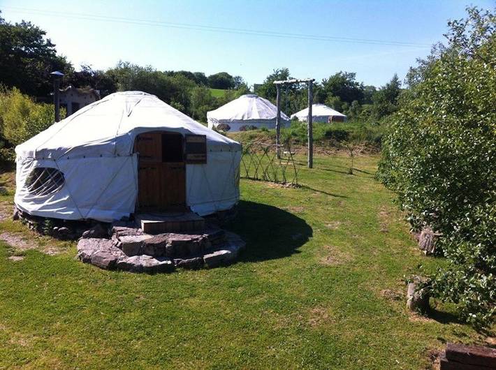 Camping für 4 Personen, mit Garten und Ausblick in Munster