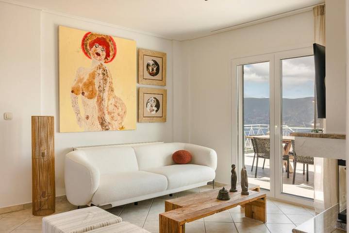 Villa für 6 Personen, mit Ausblick und Balkon sowie Garten und Pool - 1