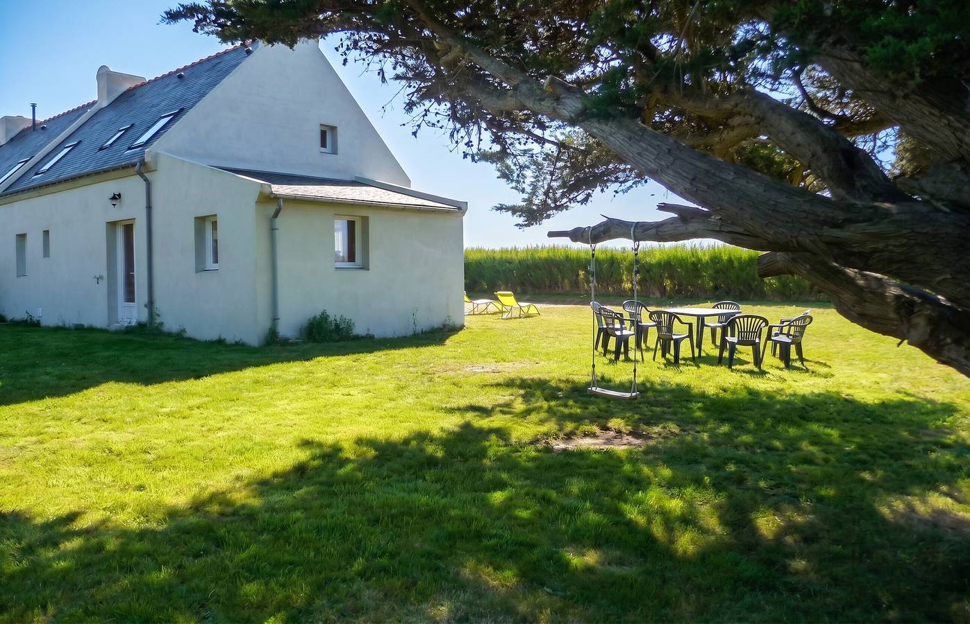 Charmantes Haus in Sauzon mit Garten und Terrasse in Sauzon, Côte des Mégalithes