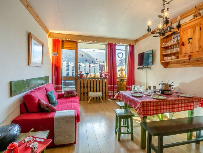 Chalet pour 5 personnes, avec balcon à Val-d'Isère
